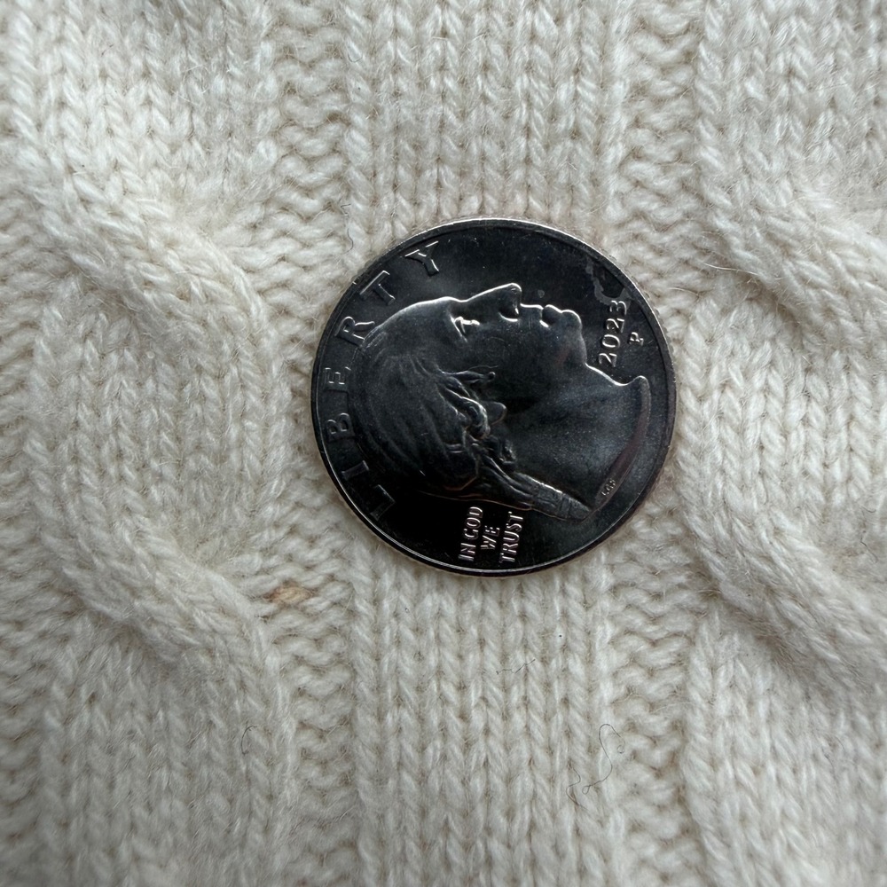 Lilly Pulitzer Sweater Cable Knit Cashmere Preppy Cozy Classic Cottage Small - Picture 9 of 9